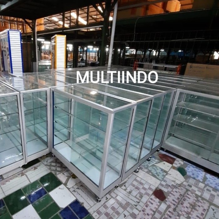 Terlaris Etalase Kaca - Etalase Toko - Etalase Jualan Kaca Aluminium