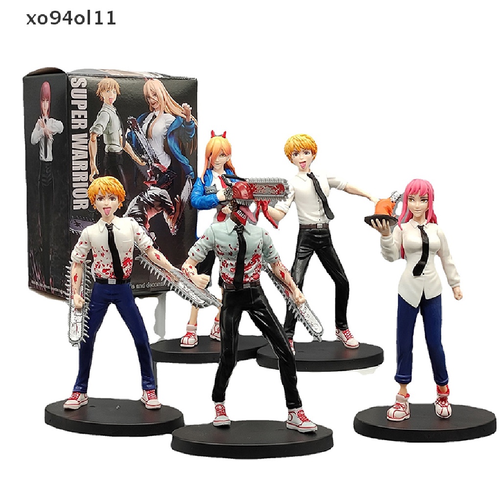 Xo Anime Chain Man Figure Denji Makima Figure Koleksi PVC Action Figure Mainan OL