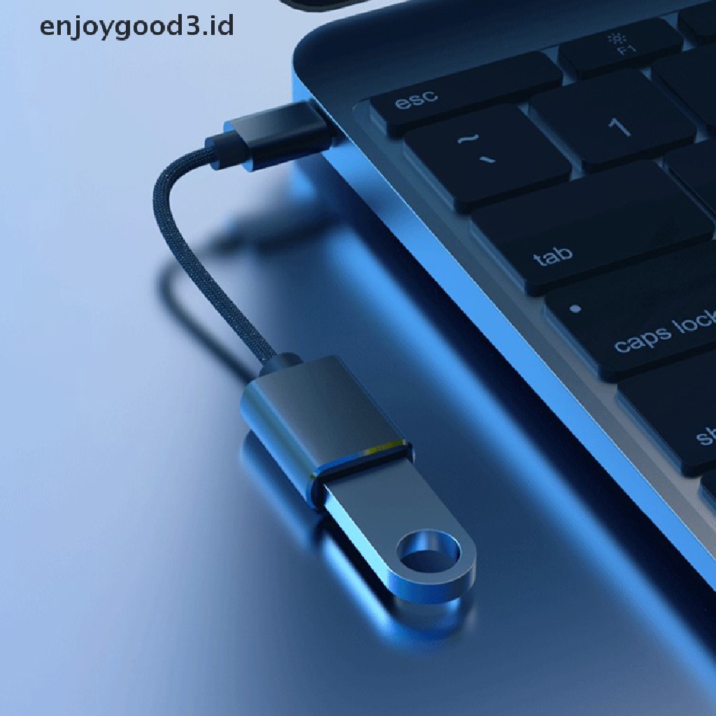 [Rready Stock] 2in1 USB C to USB Adapter Tipe C OTG Adaptor Kabel Ekstensi Untuk Mouse Gamepad Tablet PC Tipe C OTG Kabel USB (ID)