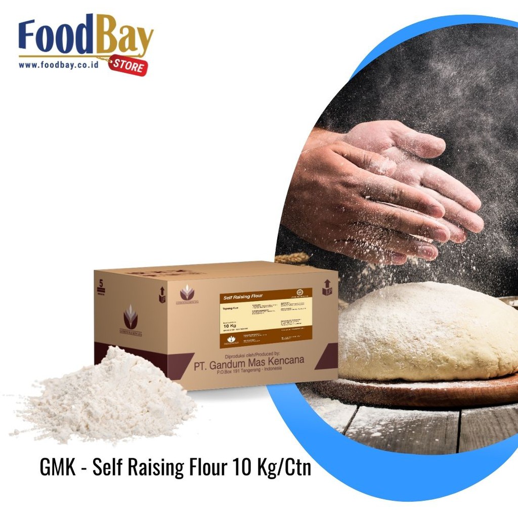 GMK Self Raising Flour 10 Kg / Tepung Terigu Serbaguna 10kg