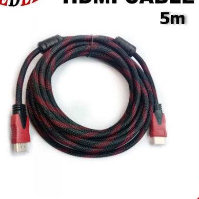 ✳ Kabel Hdmi 5 meter Laptop Ke TV High Speed Versi 1.4 hdmi to hdmi ❁