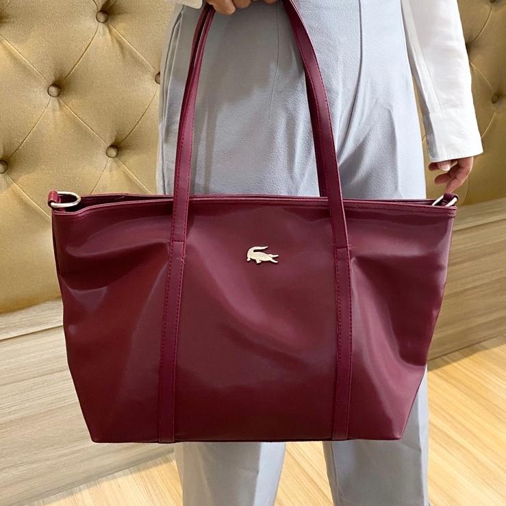 ✨SHOPEE MALL✨ Tas Wanita Tote Nilon Parasut Line AF ?