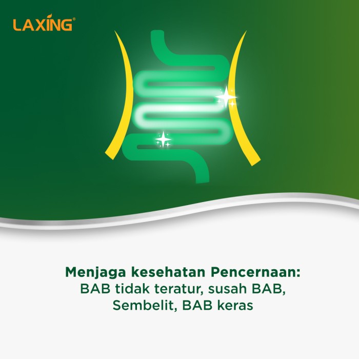 Laxing Obat Pencahar / Sembelit / Konstipasi 10 strip / Mencret- 40 kapsul