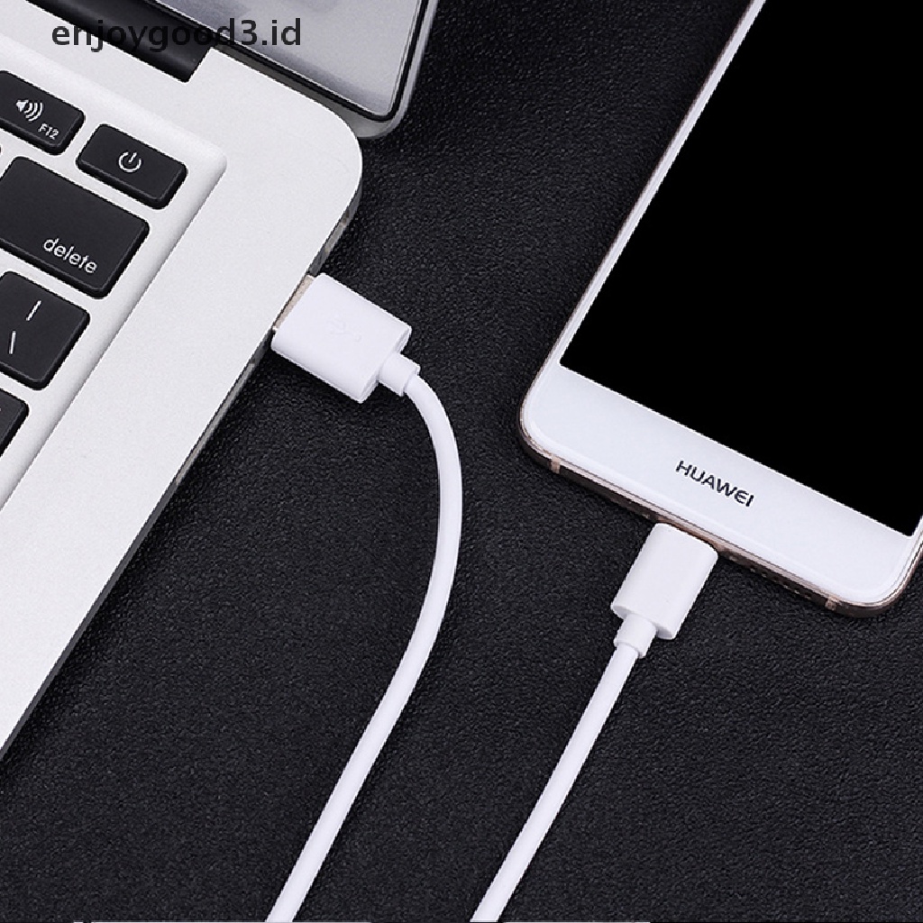 [Rready Stock] Kabel Data Charger Nilon 30cm Micro USB Tipe C Untuk Kabel Hp Android huawei (ID)