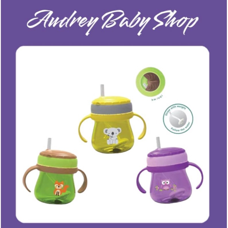 Baby Safe JP019 Cup Weighted Straw 250ml / straw cup