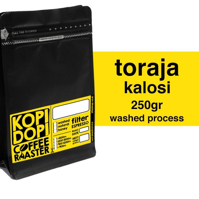 

☛ Kopi Arabika Toraja Kalosi Enrekang 250 gram 250gr 250g ➦