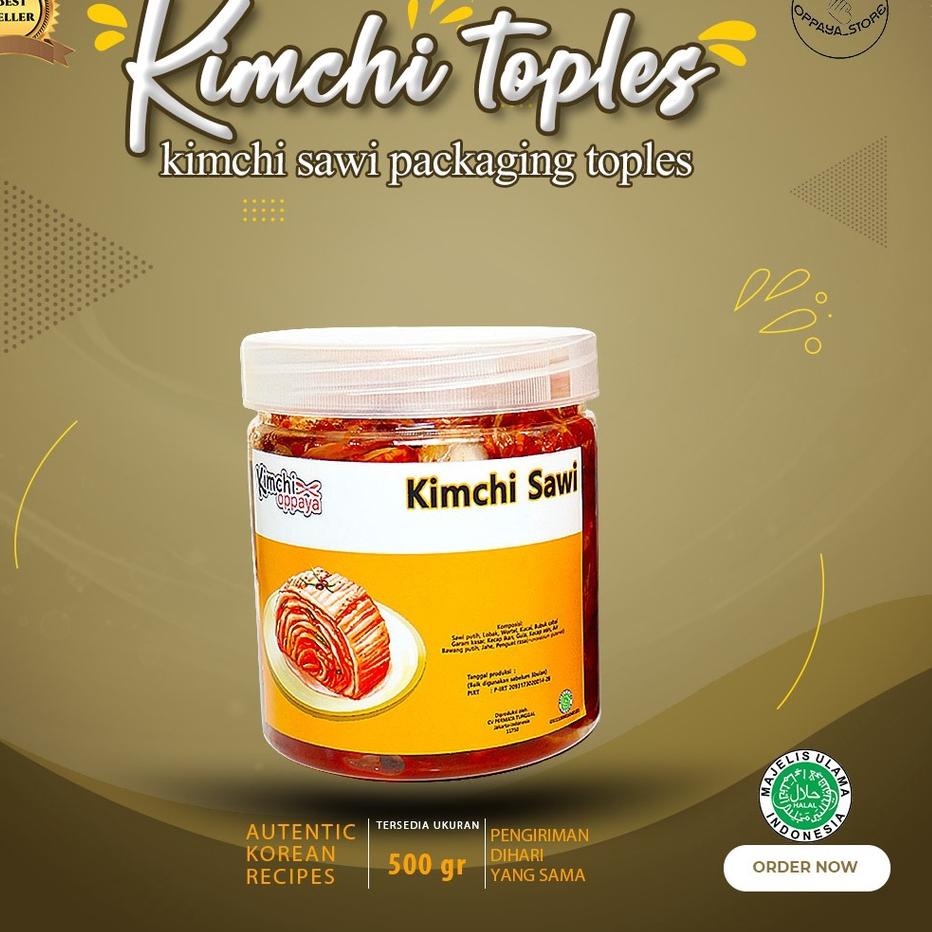 

۞ Kimchi In Jar 500Gr Kimchi Original Korea Halal Korea ( Jar ) Semua Varian Kimchi Halal ✦
