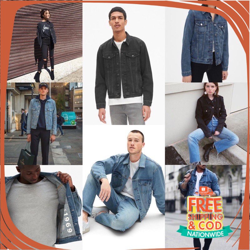 JAKET JEANS NEW BREND DENIM UNISEX/ GAP & OLD NAVY DENIM JACKET