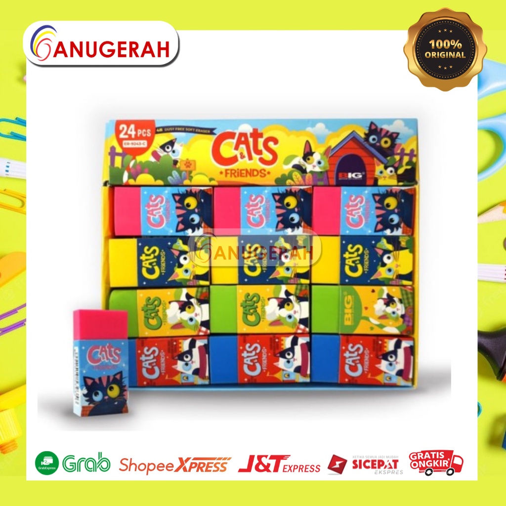 Jual BIG B-24 9243 CAT FRIENDS PENGHAPUS | Shopee Indonesia