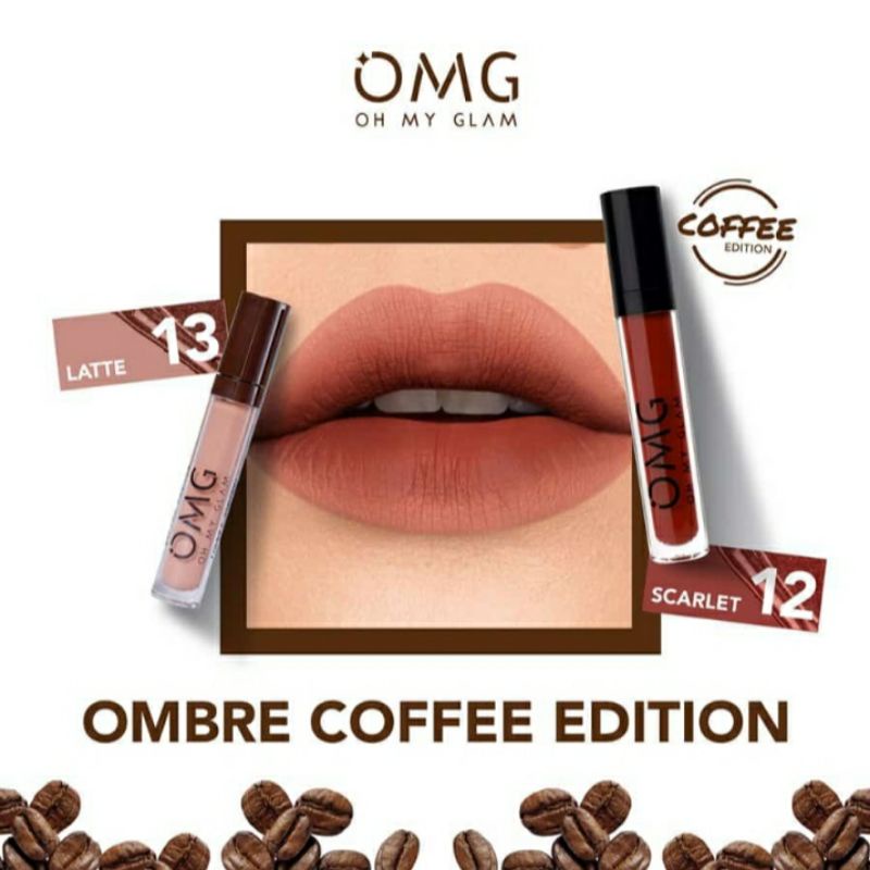 LIPCREAM OMG OMBRE COFFEE EDITION &amp; OMBRE ALA SELEBGRAM