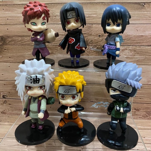 

Gaara Itachi Figure Jiraiya Promo Set 6 Naruto Murah Sasuke Kakashi