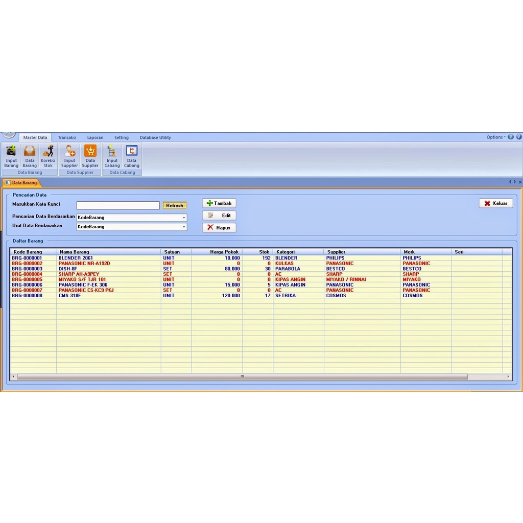 Software Inventory Gudang