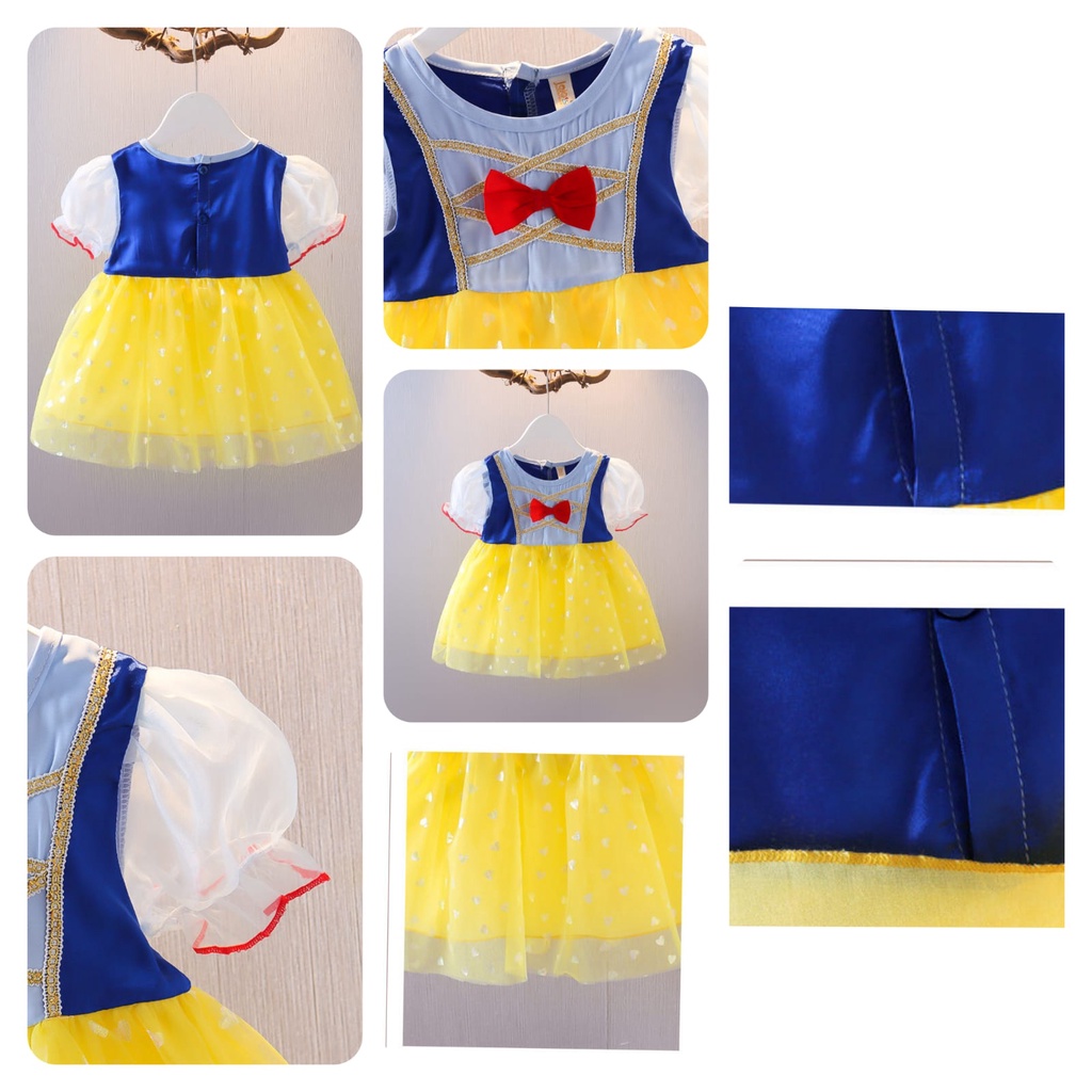 6Bulan - 4Tahun Dress Anak Perempuan / Dress Cinderela Anak Perempuan / Dress Princess Anak Perempuan