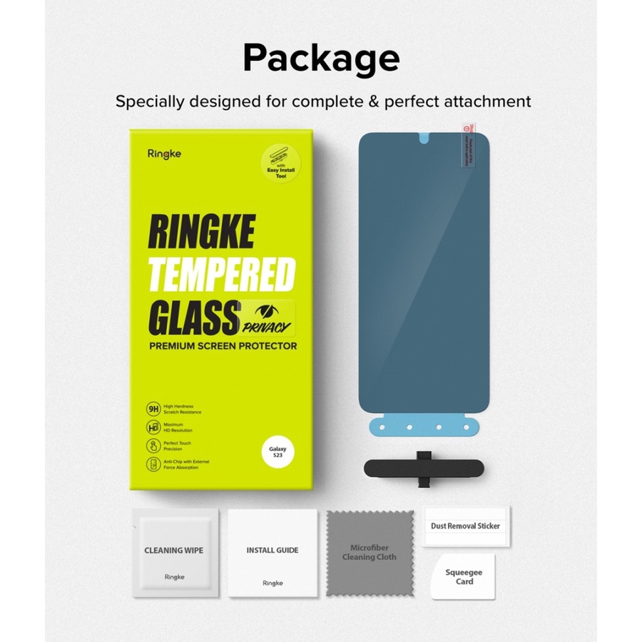 Ringke Privacy Tempered Glass Samsung S23 and Samsung S23 Plus Glass