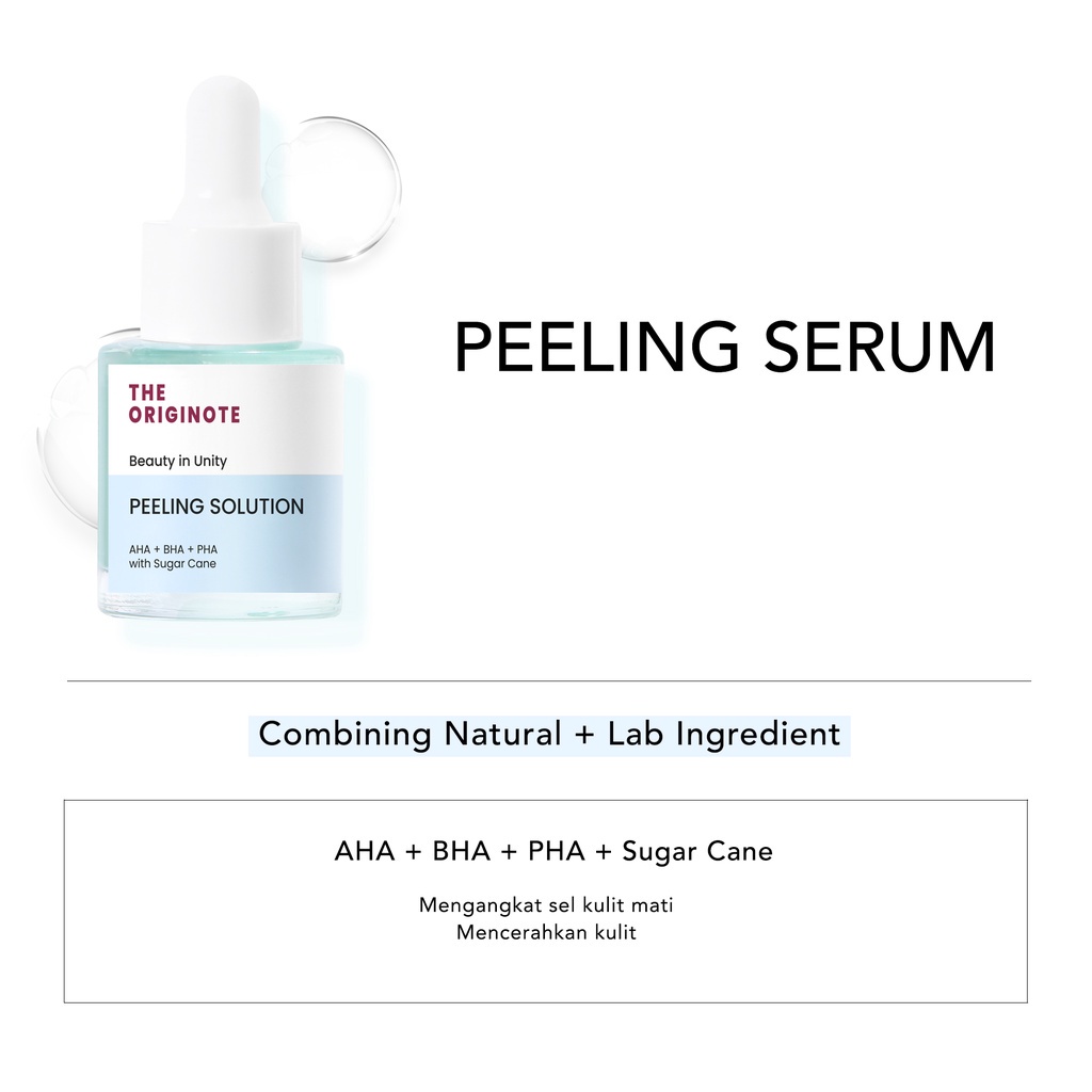 The Originote Serum Bright B3 / Acne B5 / Ceratides / Peeling / Astachiol / Toner H-llow / Ceraluronic / All Variant 20ml