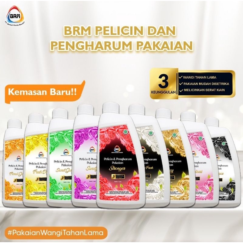 BRM PARFUM / PEWANGI LAUNDRY /BRM LAUNDRY /Pelicin pakaian