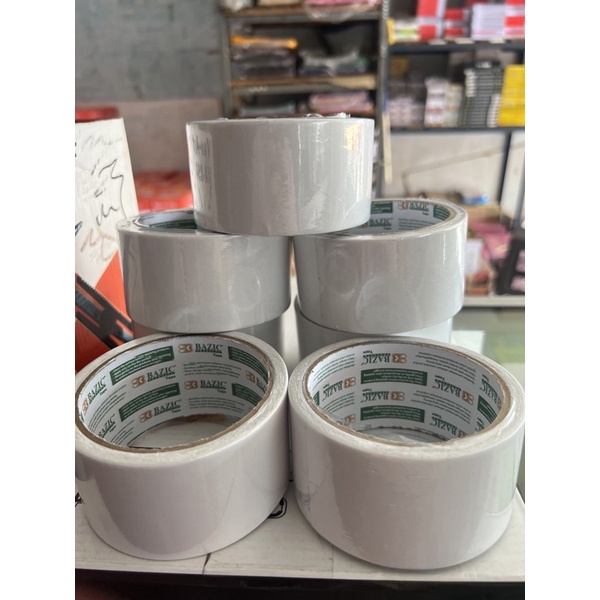 

[PCS] DOUBLE TAPE 48 MM 2” , ISOLASI TIMBAL BALIK , PLESTER TIMBAL BALIK , SELOTIP TIMBAL BALIK