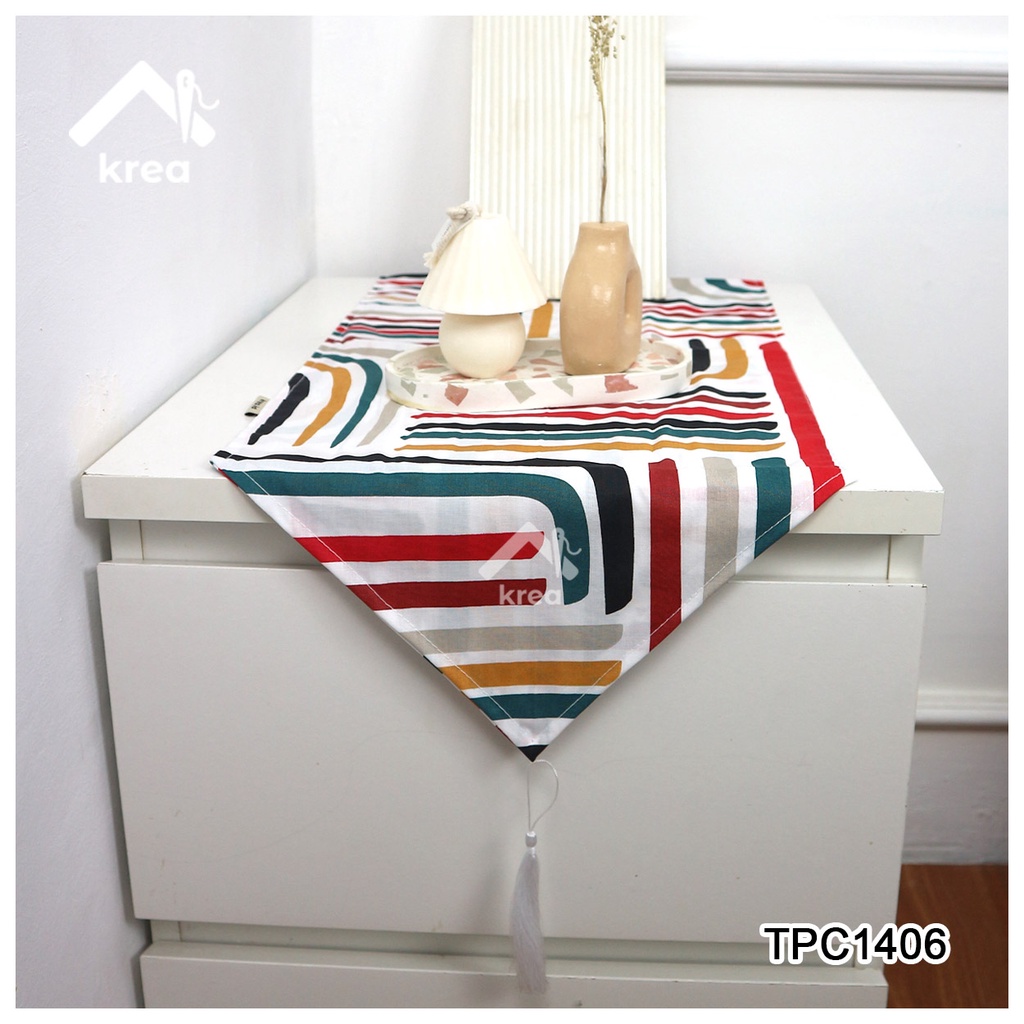 Taplak Meja / Table Runner Ukuran 105x30 - 150x35 TPC1406