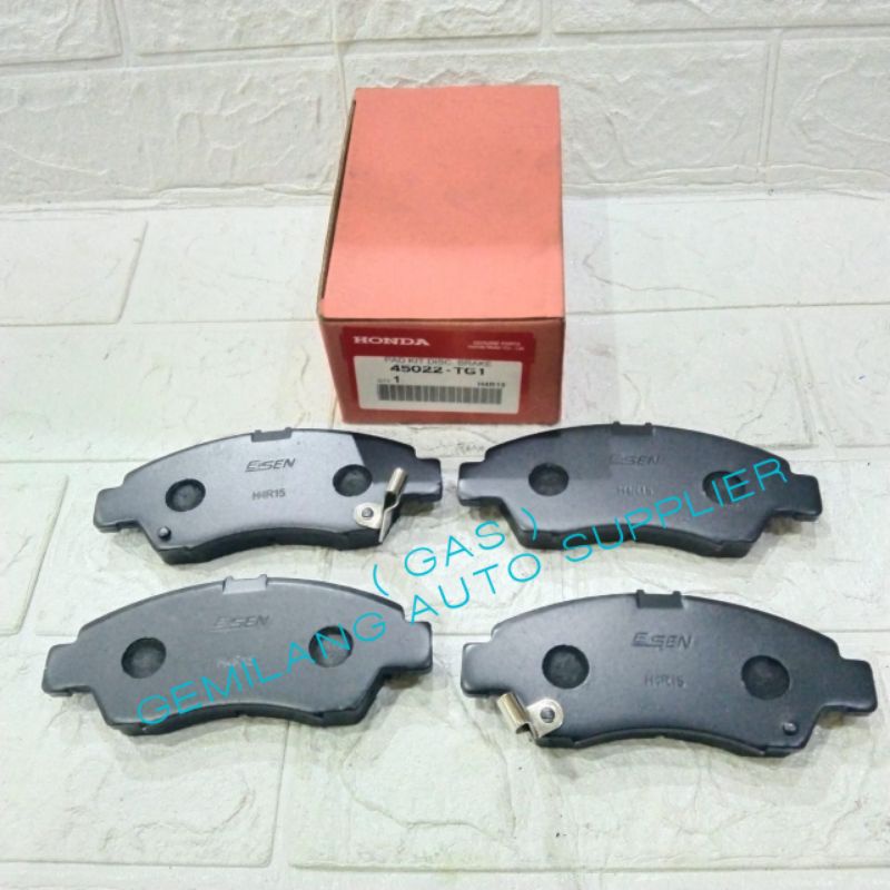 Kampas rem brake pad depan Brio original nissin 4pcs