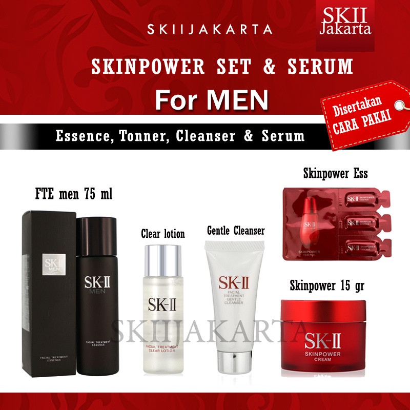 SKII SK-II SK II SK PAKET PERAWATAN ANTI AGING PRIA SK-II MEN