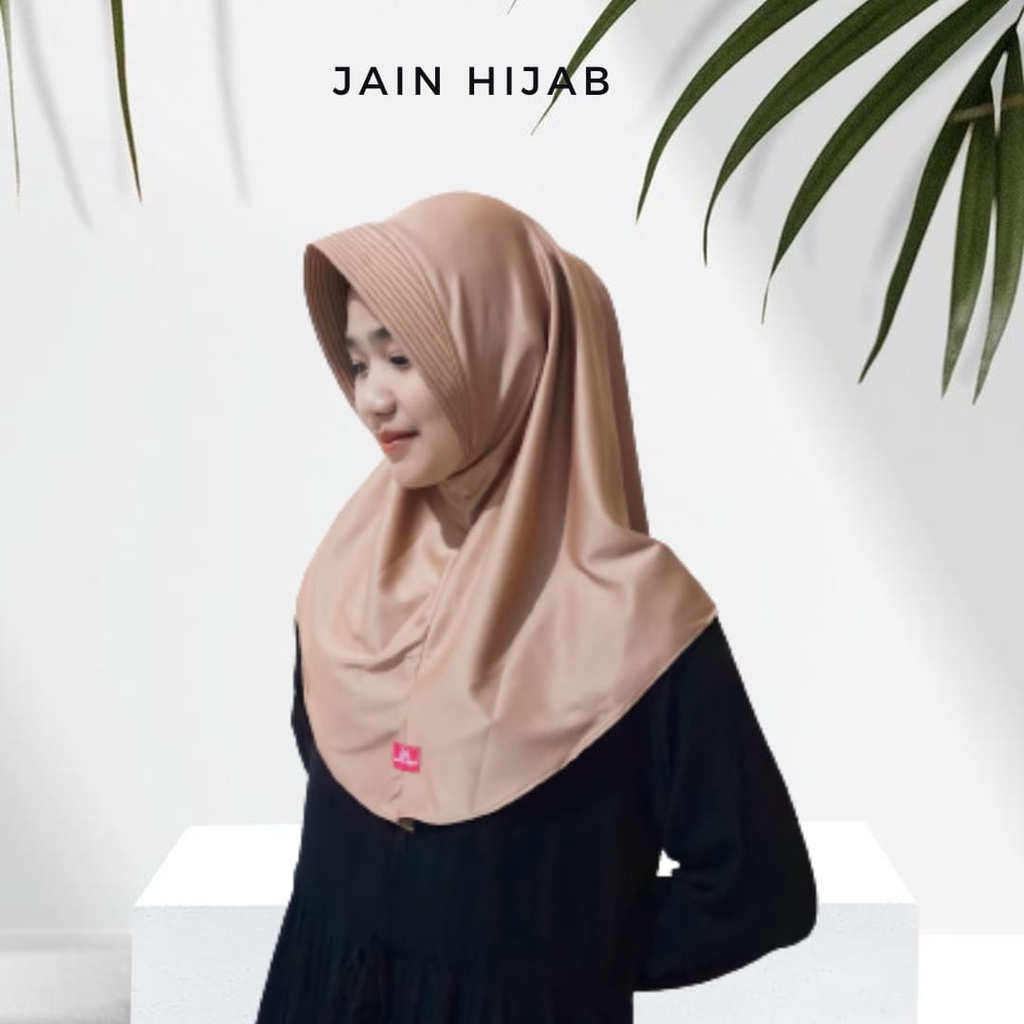 [Sh ]sproty hijab hijab sport jilbab sport olahraga instan pet terlaris bergo hamidah hijab instan size M-Mocca