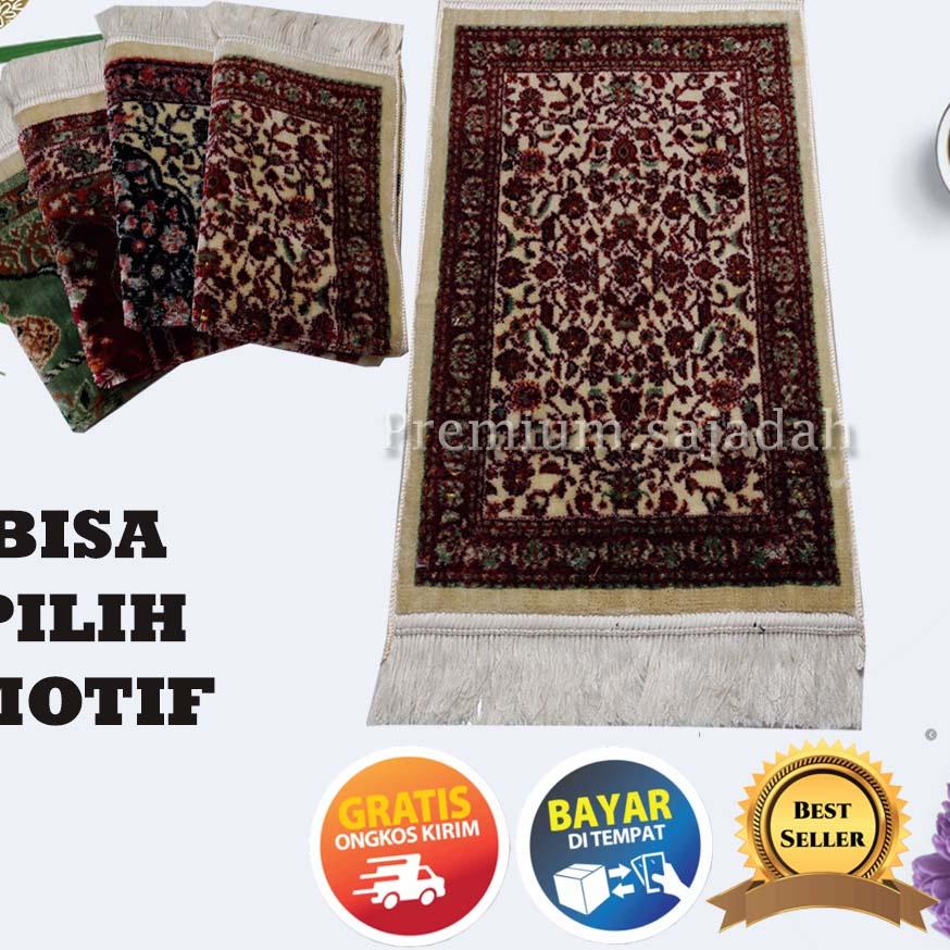 ❊ Sajadah Muka Bulu Turkiye KECIL 35*60cm Tebal Turki Sajadah Mini Sujud Kepala Turki ✪