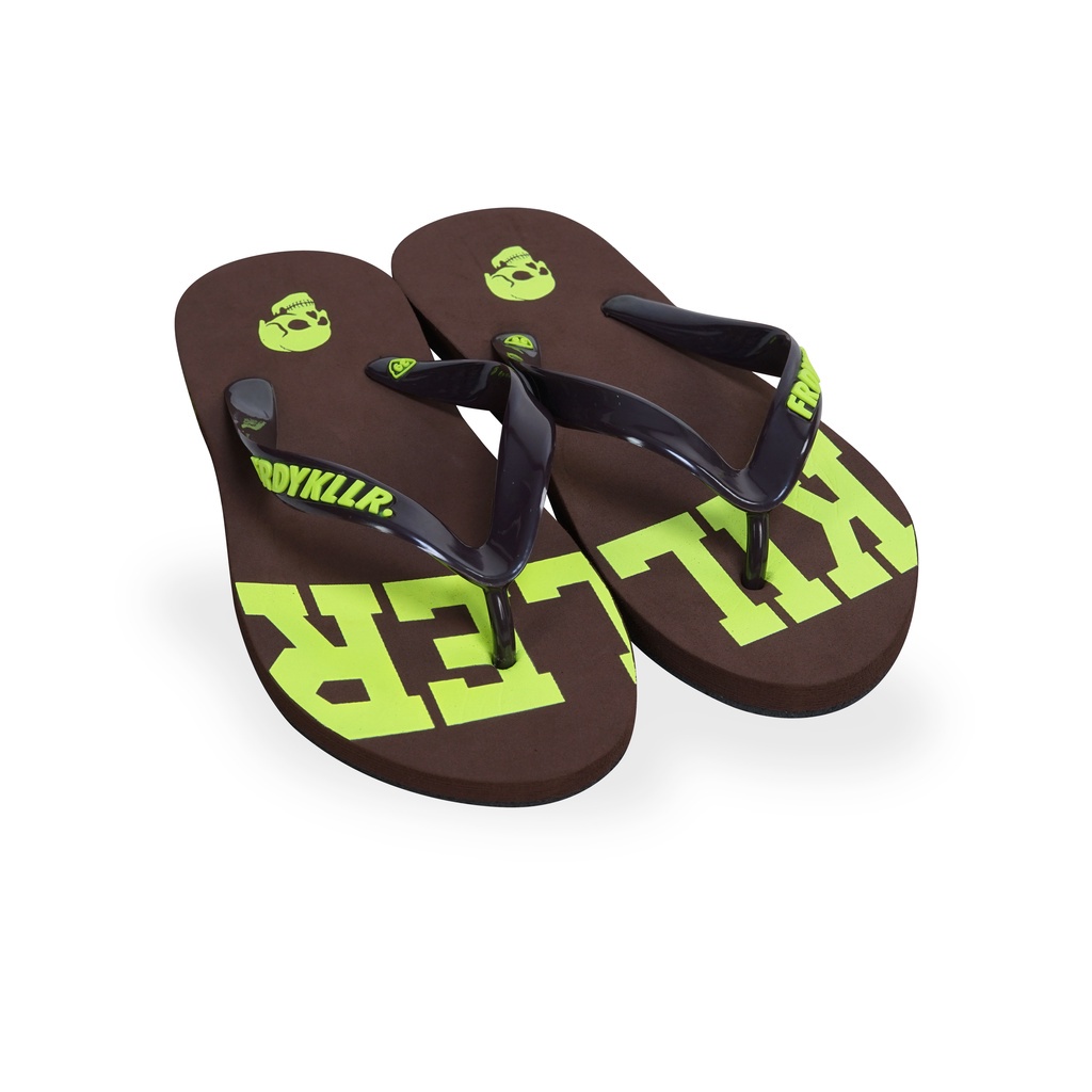 SANDAL JEPIT FRIDAY KILLER | SKULLO SANDAL BROWN