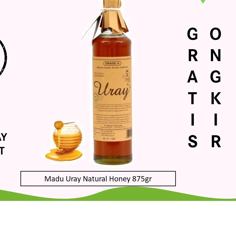 

✧ Uray - Raw Honey 875gr (640 ml) - Murni - Hutan - Asli Organik [BISA COD | SAMEDAY | INSTANT] ☊