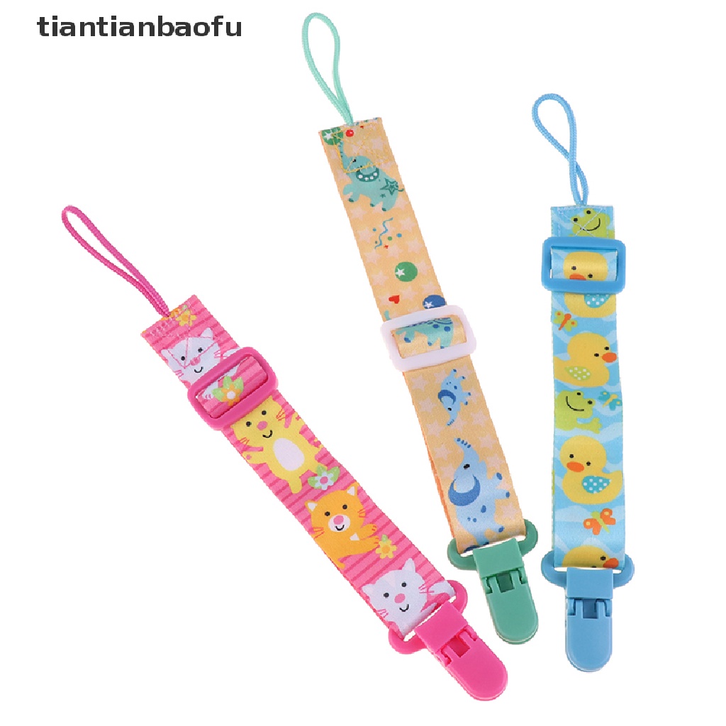 [tiantianbaofu] 1pc Menyesuaikan Dot Bayi Klip Rantai Dummy Holder Penenang Dot Klip Tali Butik