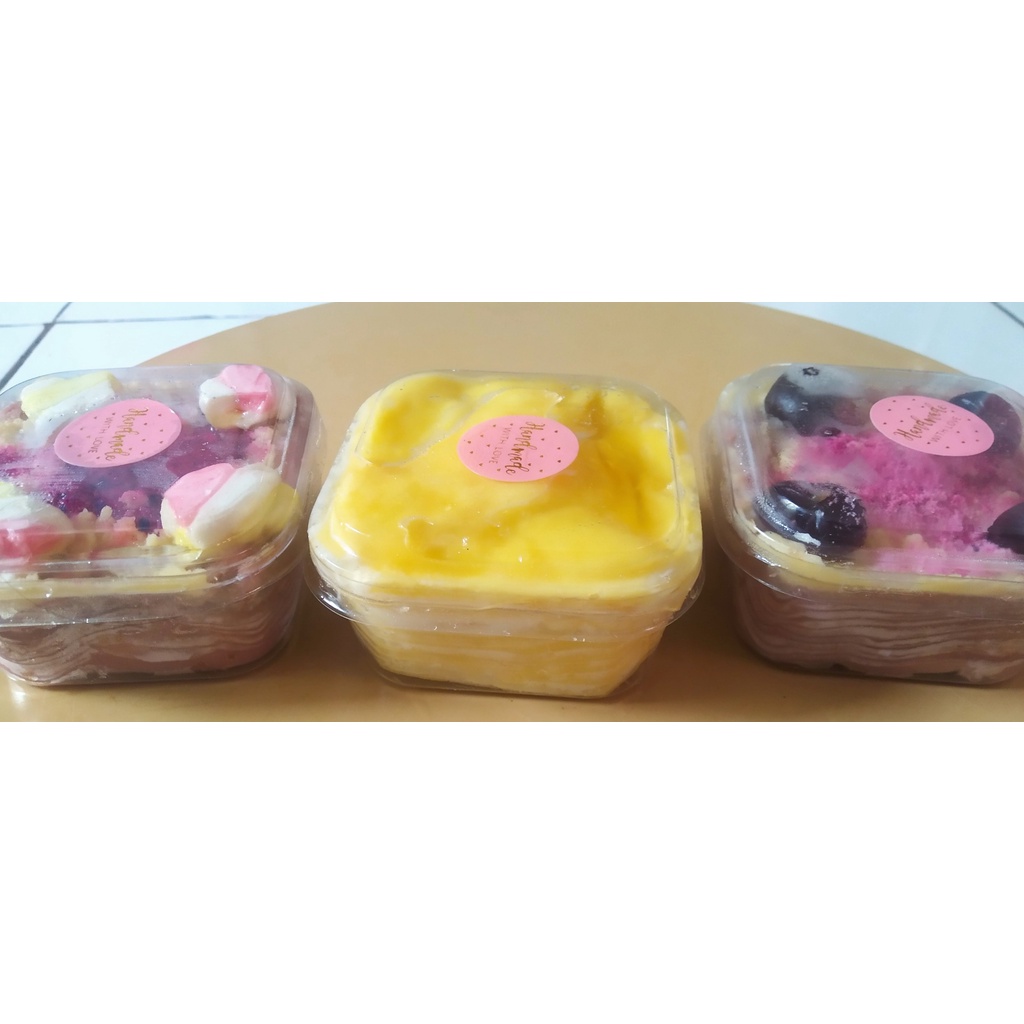 

Mille Crepes Box Minni( Rasa Nenas & Taro )