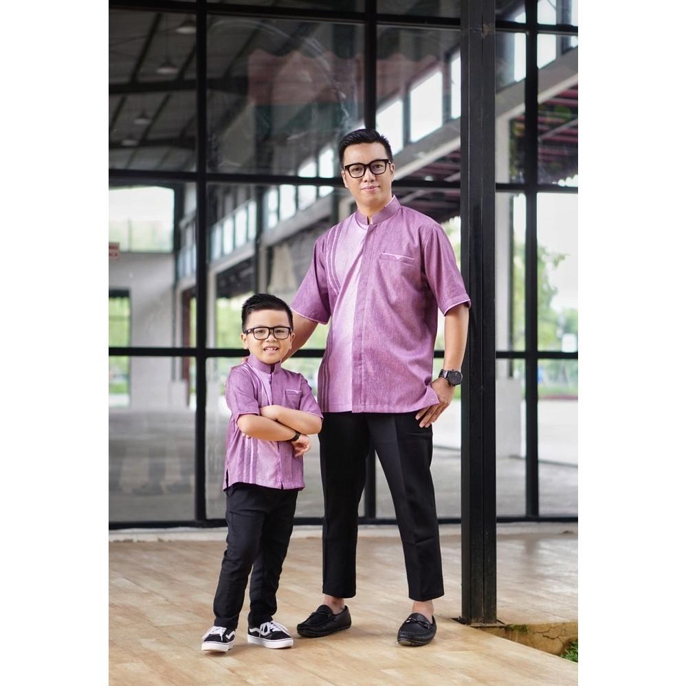 Koko Couple Ayah & Anak Warna Ungu