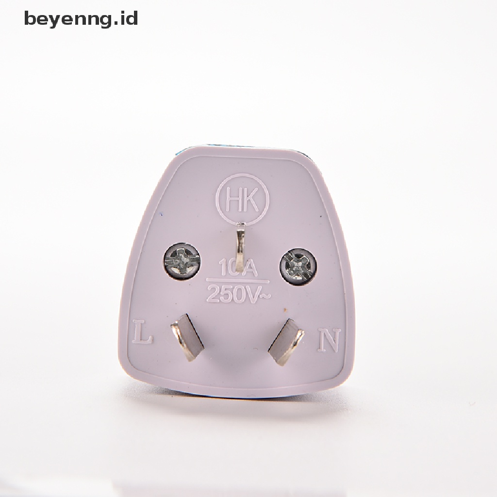 Beyen US EU Universal to AU Australia Colokan 3pin AC Power Adapter Travel Converter ID