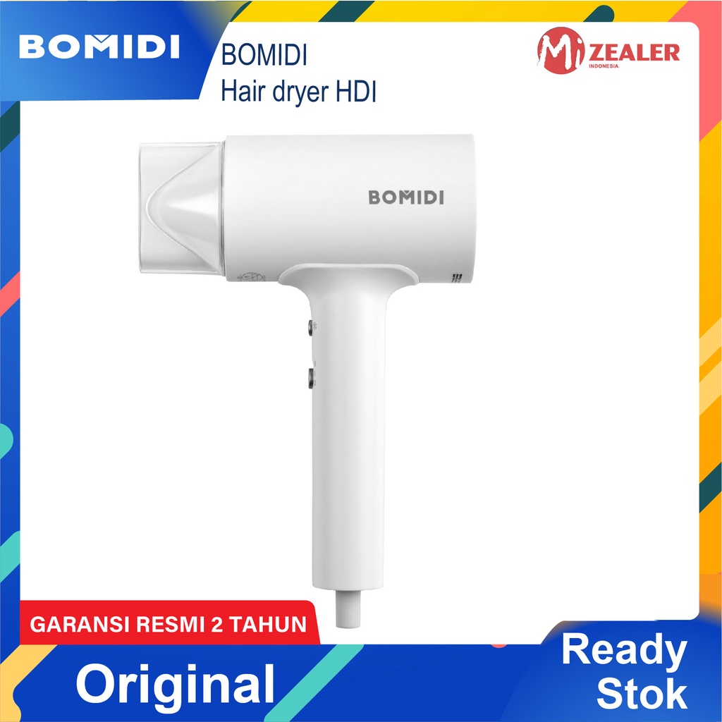 BOMIDI Anion Hair Dryer  HD1 Negative Ion 1600W Electric Hair Care Pengering Rambut