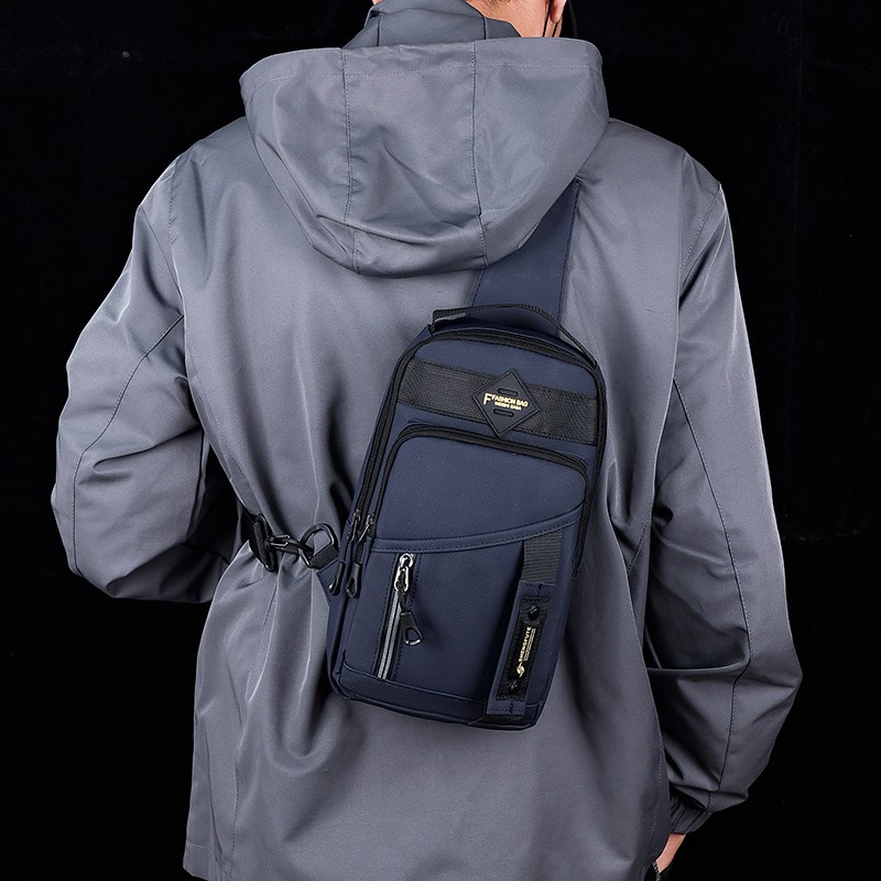 Highland Tas Bahu Pria Tas Selempang Waistbag Cowok Casual Pinggang Anti Air Fashion TS305