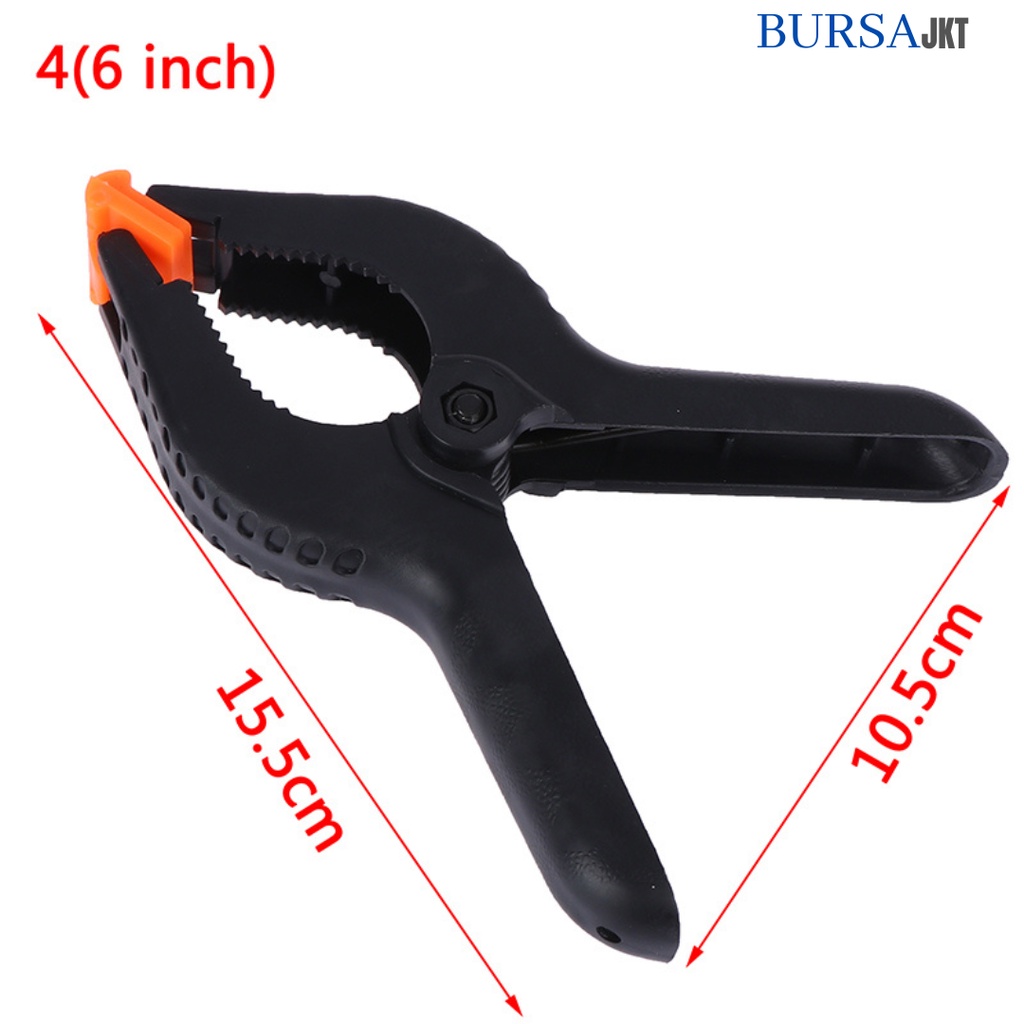 SPRING CLAMP PENJEPIT KAYU NILON PLASTIK 2&quot; 3&quot; 4&quot; 6&quot; 9&quot;