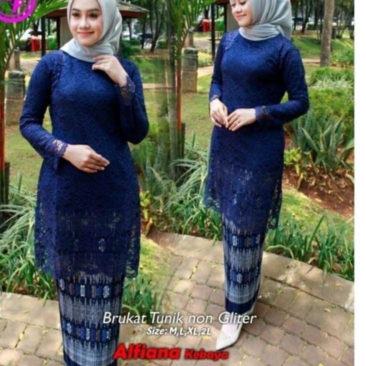➾ Kebaya Brukat Tunik Modern/ Kebaya brokat Terlaris / kebaya brokat baju kurung ➢