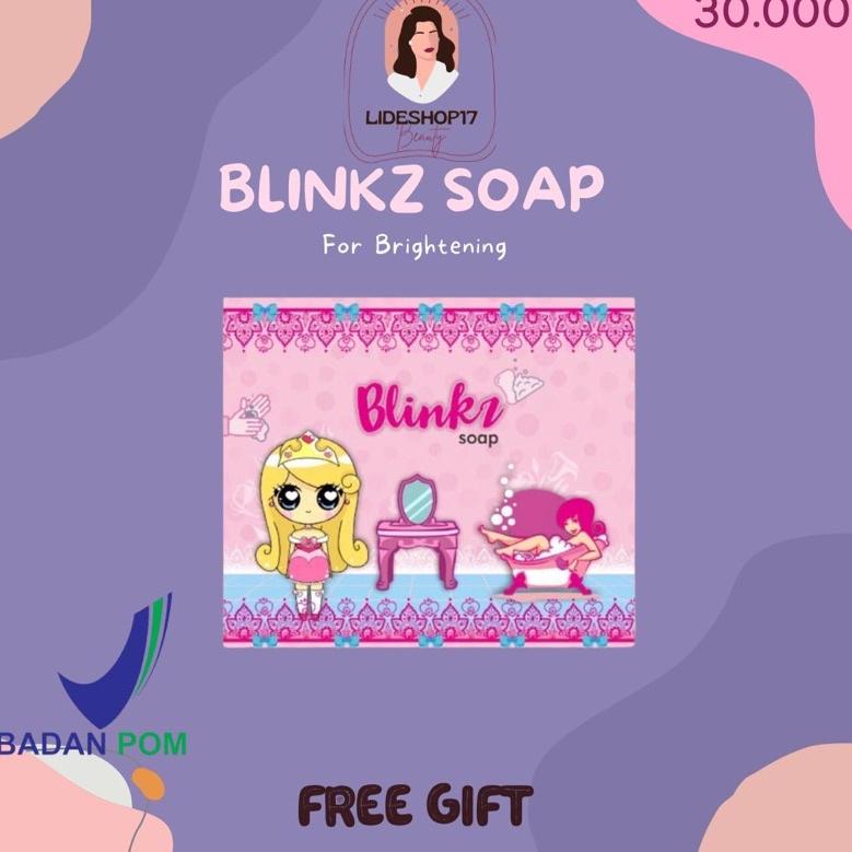 [ SALE ]  [FREE GIFT] TERLARIS BLINKZ SOAP BPOM READY STOCK SABUN BLINKZ BLINK