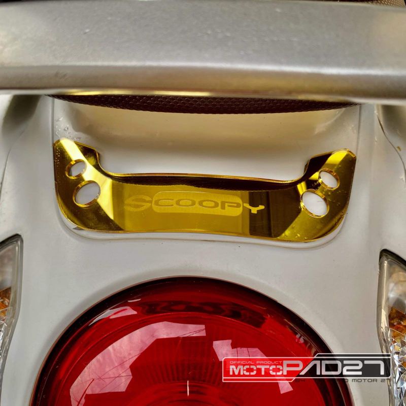 Garnish New Scoopy garnis Cover Sen Belakang Honda New Scoopy 2021 - 2023