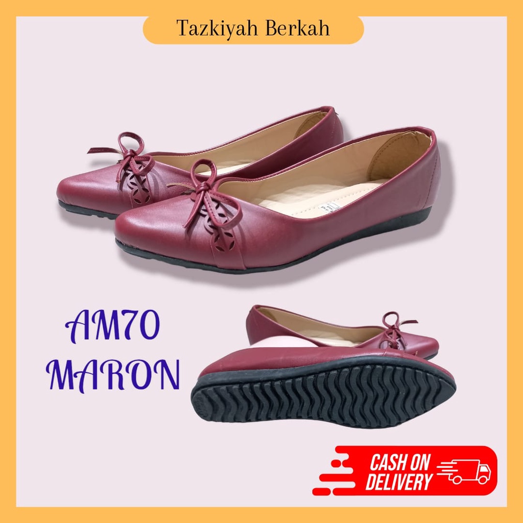 Sepatu Flat Shoes Wanita Murah Kekinian Original Gratica Terbaru