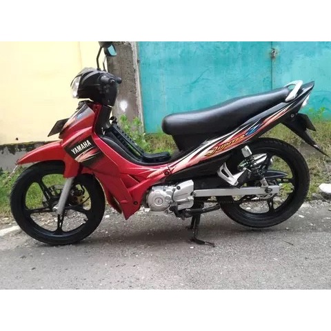 Stiker Striping Jupiter Z Burhan 2007 - MERAH HITAM