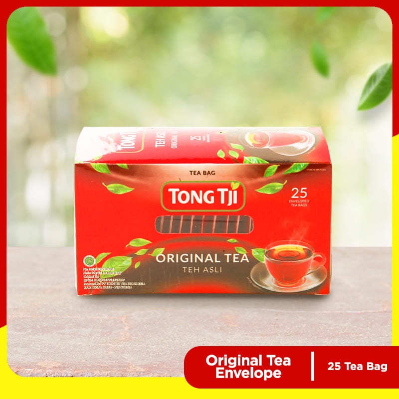 Tong Tji Black Tea / Teh Hitam dgn Amplop 25s, Teh Celup per Pack