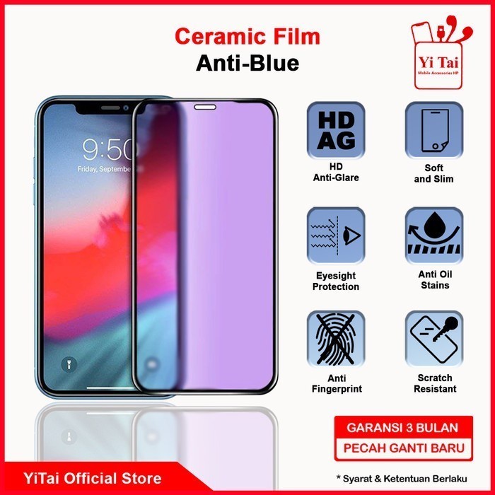 YI TAI - Ceramic Matte Anti Blue Iphone X XS XR XS Max