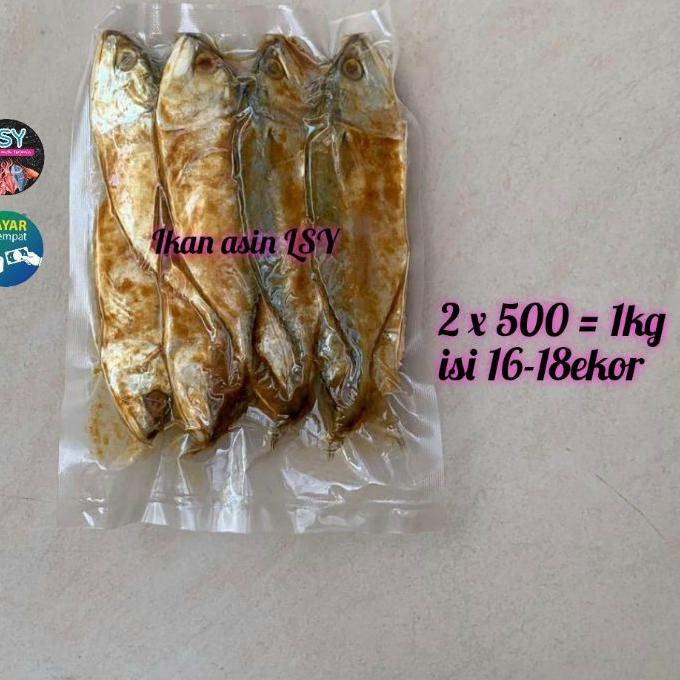 

❅ ikan asin peda merah / kembung baceman (size jumbo) 1 kg ☏