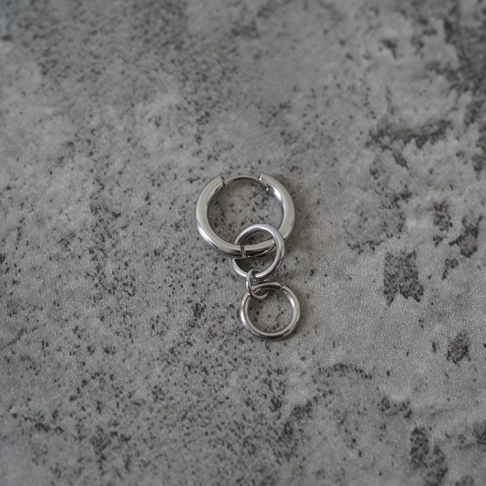 Double Circle Earrings / Anting unisex