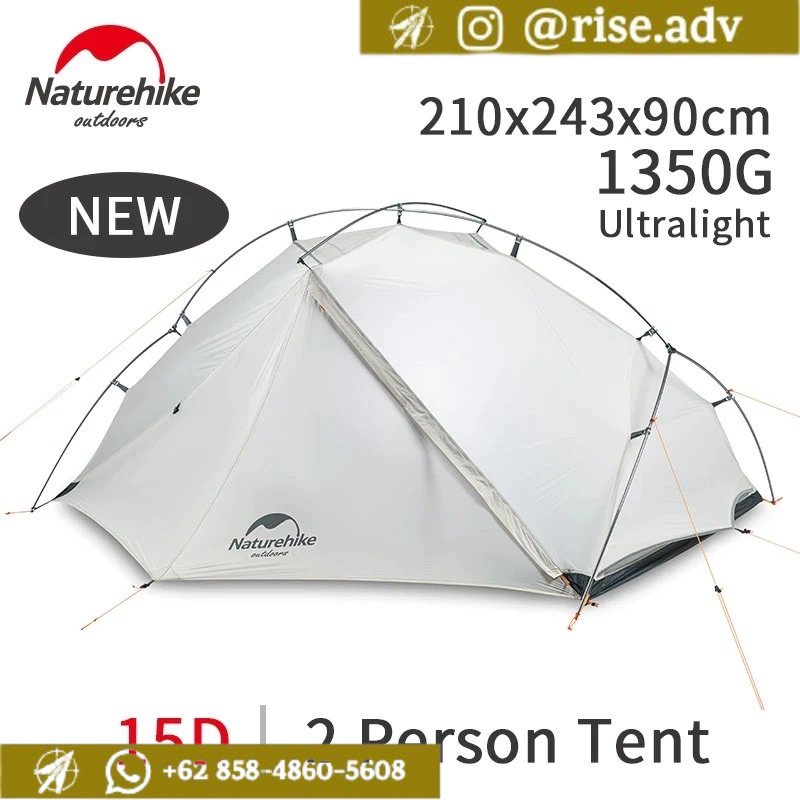 TENDA VIK 2 NATUREHIKE NH19ZP003-1 // TENDA VIK 2 PERSON 15D NATUREHIKE