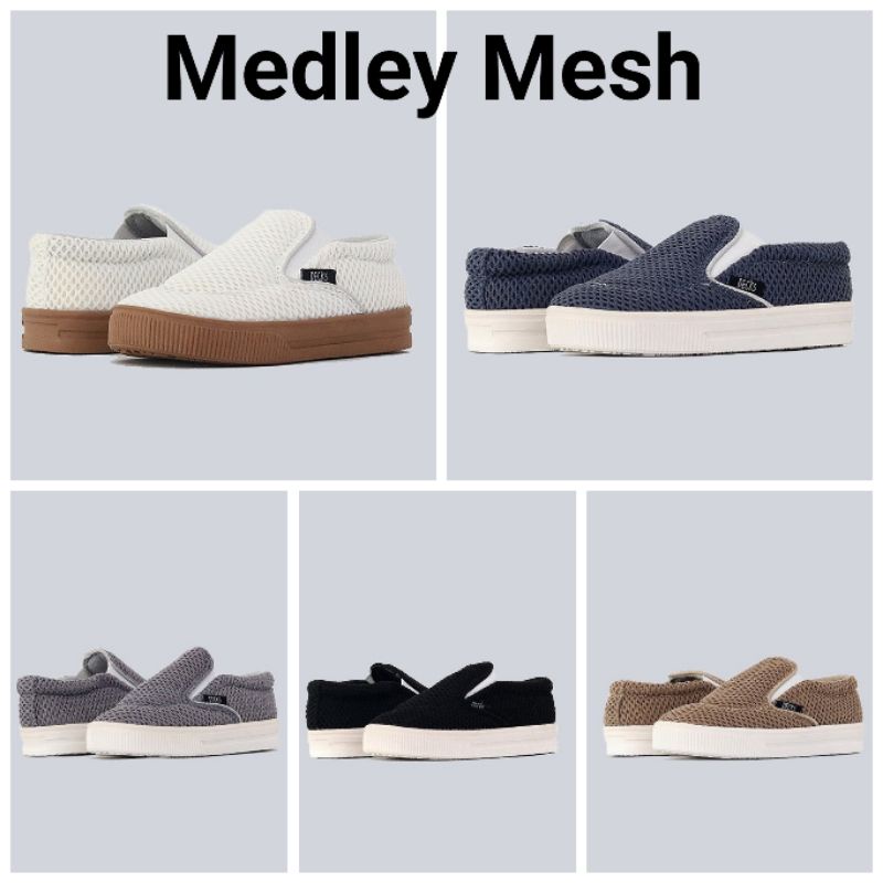 DC - SEPATU SEKOLAH ANAK MEDLEY MESH DECKS KIDS SHOES