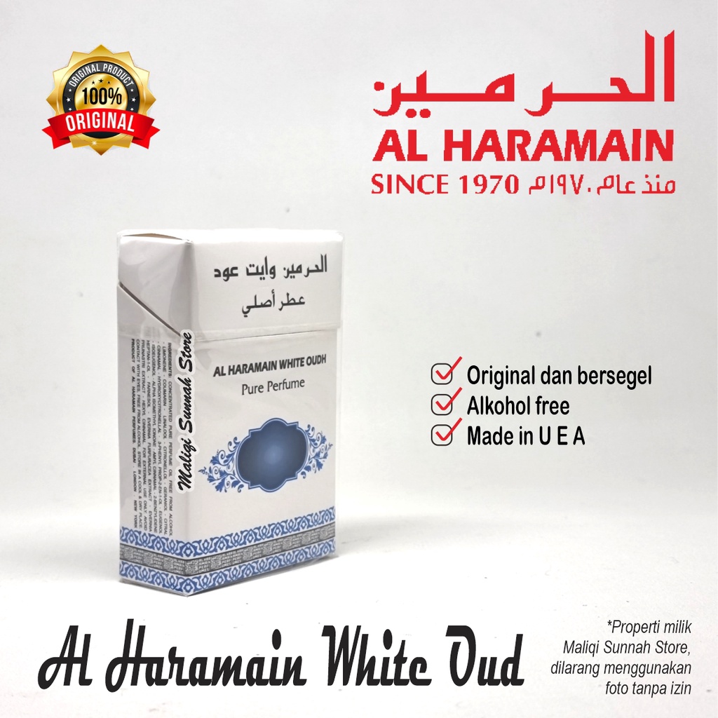 Parfum Al Haramain 15ml Original made in UEA