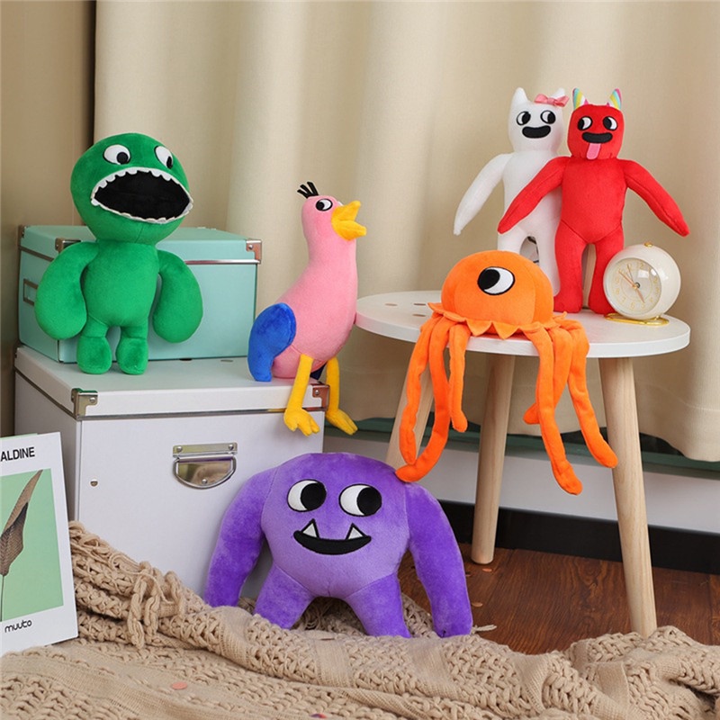 25 cm Game Garten of BanBan Mainan Mewah Rainbow Friends Opila Bird Boneka Binatang Plushies Mainan Jumbo Josh Game Fans Boneka