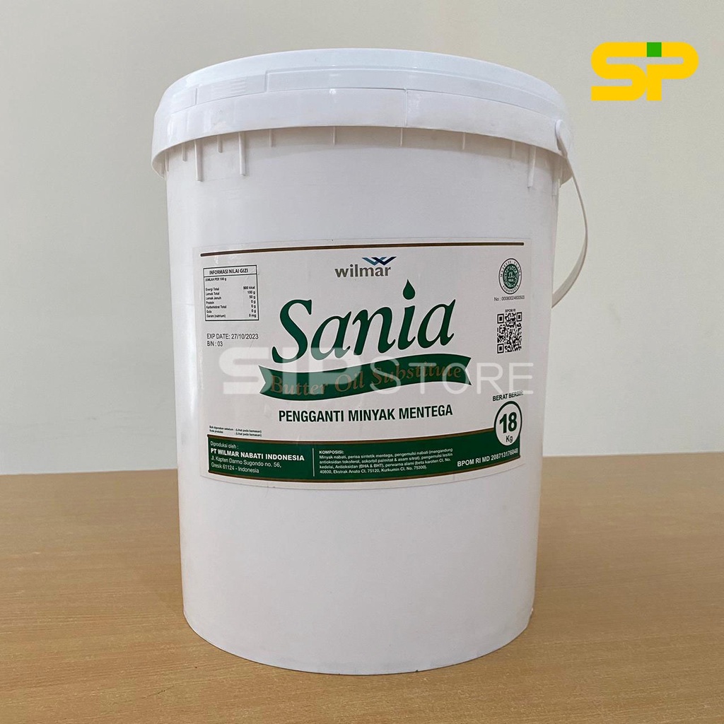 SANIA BOS Butter Oil Subtitute SANIA 20kg / SANIA Butter / SANIA Mentega / Margarin SANIA