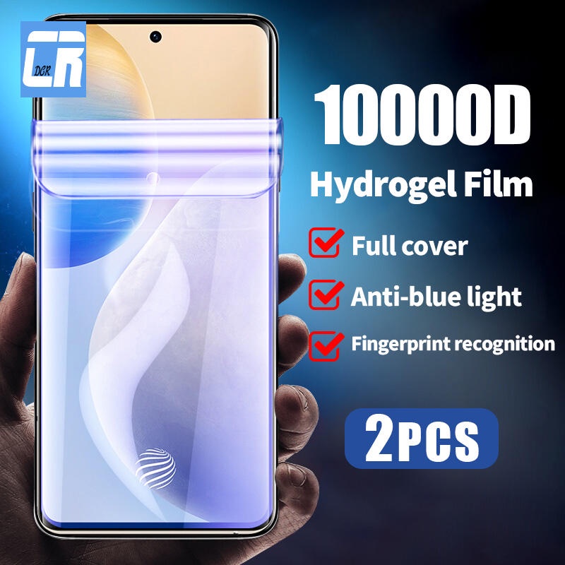 2pcs Film Hydrogel Untuk X50 X60 X70 Pro Plus Pelindung Layar Untuk ViVo S10 Pro S10E Y12 Y17 Y19 Y11S Y20 Y21S Y30 Y31 Y31 A16 V19 Neo